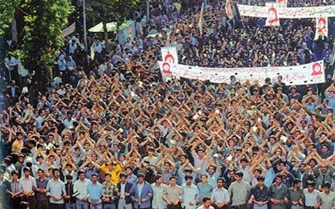 mek demonstration tehran june 20 1981