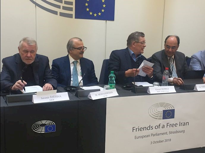 The participants welcomed the French government’s decision to freeze the assets of Iranian regime