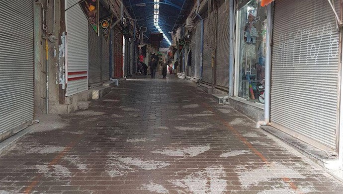 Oct 9-Sarab, Ardabil-Storeowners are on strike