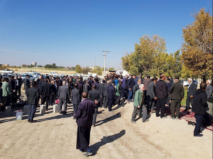 Farmers of Ghahdarijan continued the protests and strikes 
