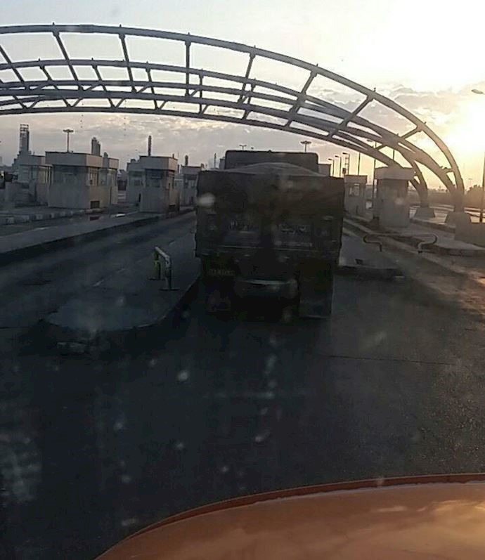 Bandar Khomeini – Truck drivers’ strike