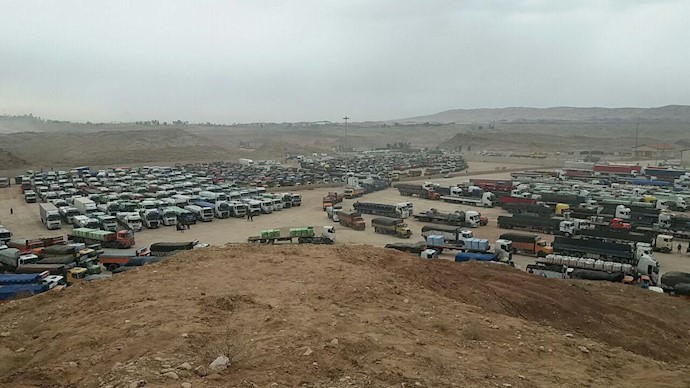 Qas-e Shirin truck drivers continue their strike