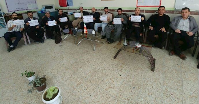 Teachers sit-Saqes, Motahari and Farabi high schools, Nov 14, 2018