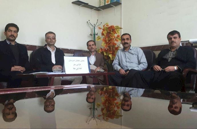 Teachers sit-Farabi High School -Nov. 14, 2018