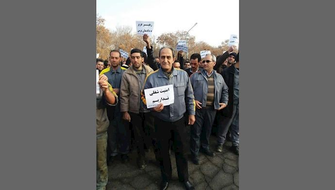Tabriz railroad workers strike