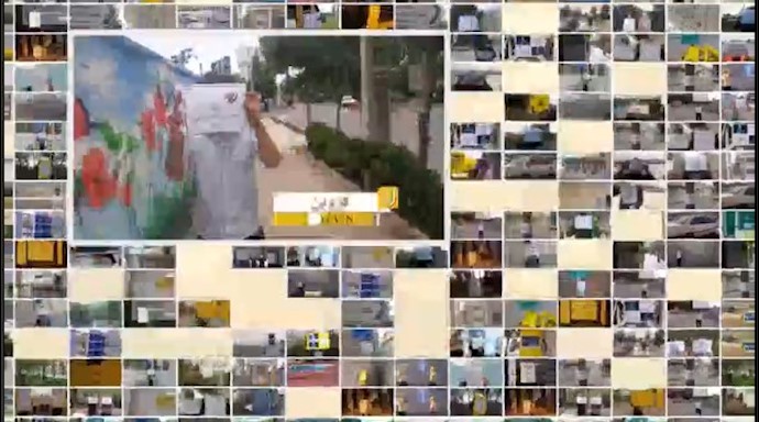 A video is played which depicts the activities of the networks of PMOI/MEK in Iran