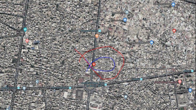 Tehran, Aug 11-Map of where the strike of Shoemakers is ongoing