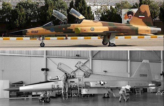 Extreme resemblance between the Iranian regime claimed Kowsar jet and the US made F-5F jet