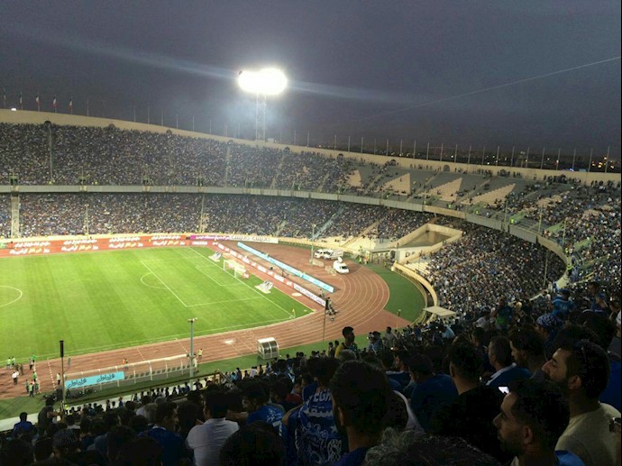 Tehran, Iran, Aug 10 – Azadi sport stadium, people are filling the stadium even before the match is beginning