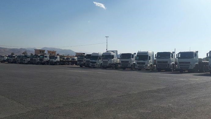 Imam port Truck drivers continue their strike for the second consecutive day.
