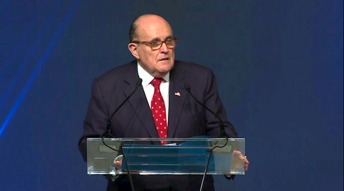 Rudy Giuliani, former New York Mayor and current advisor and lawyer to the U.S. president