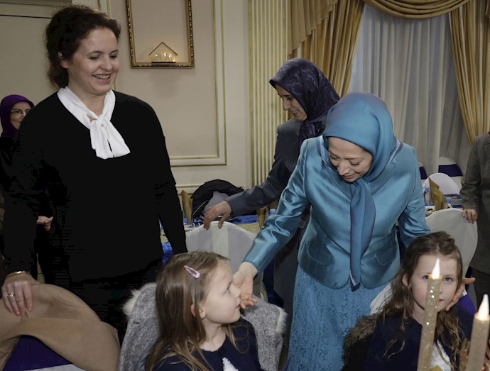 January 13, 2019, Maryam Rajavi attends in New Year ceremony in France