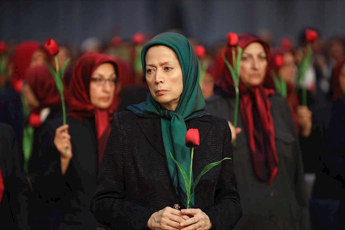 Maryam Rajavi among MEK members in Ashraf 3 honors the memory of martyrs of Nov uprising in Iran