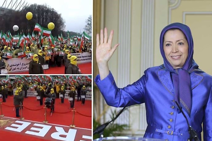 February 13, the Iranian opposition organized another demonstration in Warsaw simultaneously with the summit that mainly focused on the Iranian regime’s malevolent behavior in the region