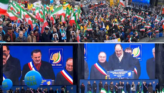 Iranian opposition rally in Paris - February 8, 2019