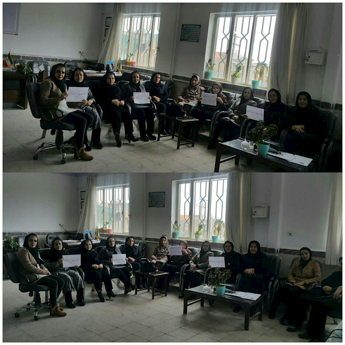 Teachers in Marivan province join nationwide protests