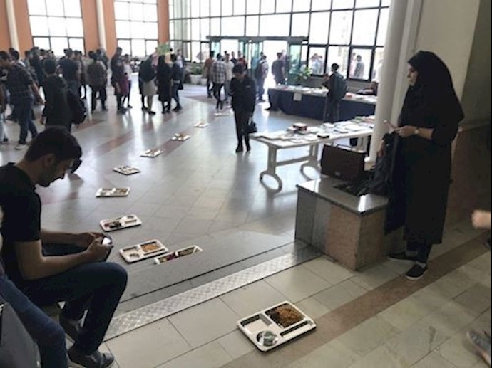 Khajeh-Nasir University students protest poor food quality and substandard dorm conditions – Tehran, Iran – April 29, 2019