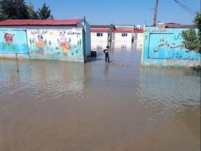 Aq Qala, Golestan Province, northeast Iran – Water rising by the minute