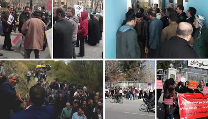 More than 400 protest movements occurred in Iran on March
