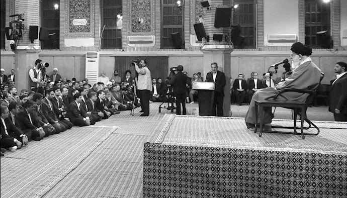Ali Khamenei speaking to a group of so called teachers