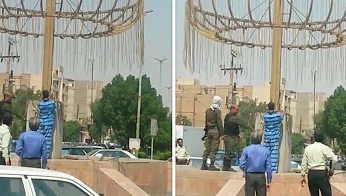 The clerical regime ruling Iran condemned another prisoner in Ahwaz to flogging in public.