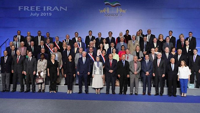 Prominent international dignitaries joining Iranian opposition President Maryam Rajavi