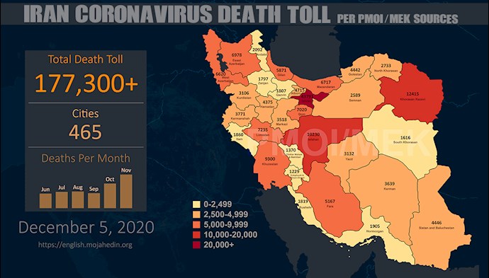 Infographic-Over 177,300 dead of coronavirus (COVID-19) in Iran