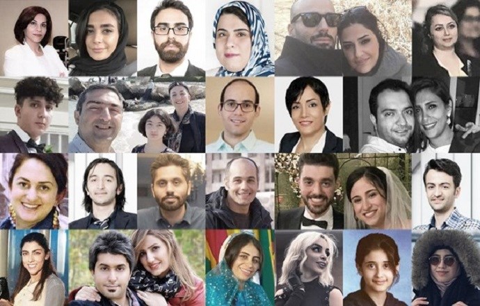 Victims of the crashed Ukraine Airlines that was shot down by IRGC Airforce on January 8, 2020, in Tehran. 