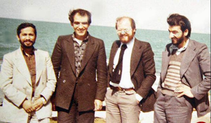 Mohsen Rafighdoost (left) with Anis al-Naqqash (second from right) and Mohsen Rezaei (Right)