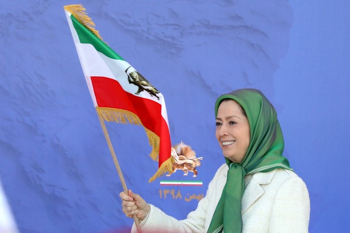 Maryam Rajavi at the gathering on the Anniversary of the Anti-Monarchic Revolution – Ashraf 3 – 11 February 2020