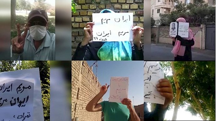 MEK supporters and Resistance Units express their solidarity with the Free Iran Global Summit- July 13, 2020