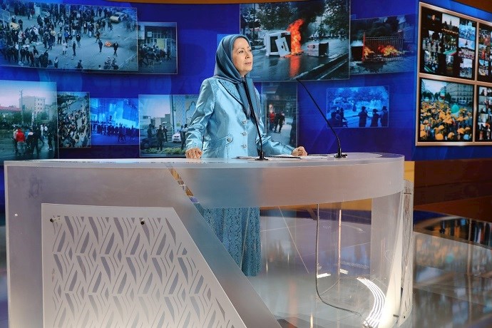 Maryam Rajavi, the President-elect of the National Council of Resistance of Iran (NCRI) – Online Free Iran Global Summit 2020 – Ashraf 3, Albania – July 2020.