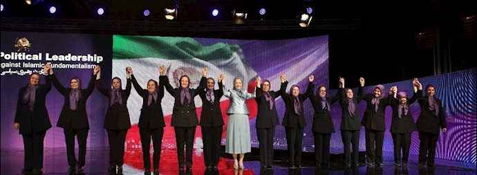 Maryam Rajavi pays tribute to the endurance of the vanguard heroines of Ashraf in IWD ceremony - February 25, 2017.