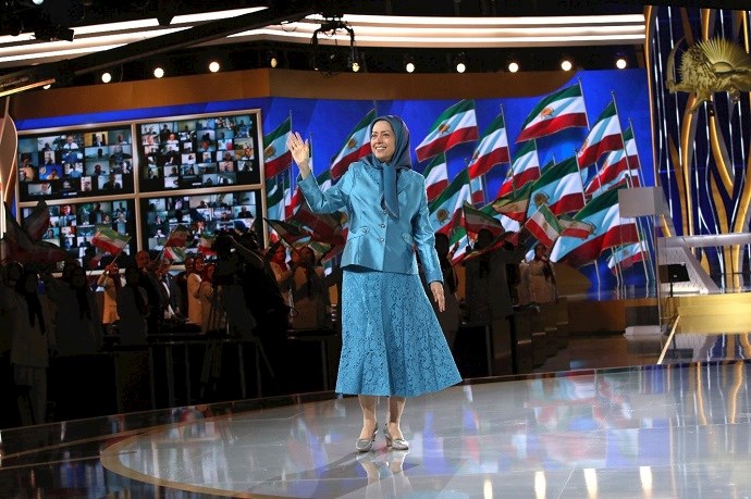 Maryam Rajavi, the President-elect of the National Council of Resistance of Iran (NCRI) – Online Free Iran Global Summit 2020 – Ashraf 3, Albania – July 2020.