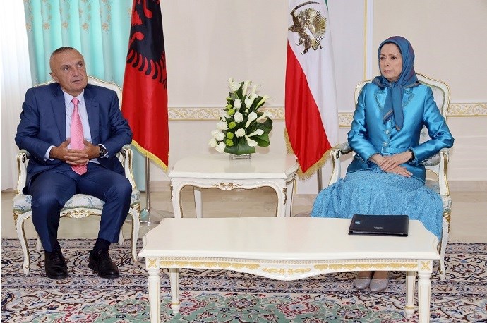 Albanian President Ilir Meta visits Ashraf 3 and meets Maryam Rajavi - September 13, 2019