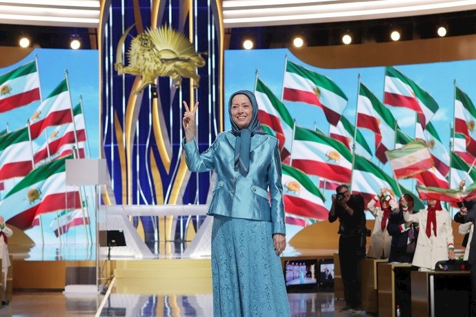 Maryam Rajavi at Free Iran Global Summit 2020 in Ashraf 3, the MEK camp in Albania