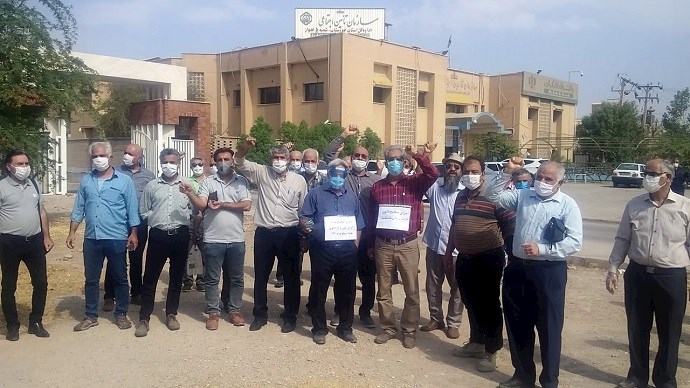 Retirees in Ahwaz continue their protests—August 26, 2020