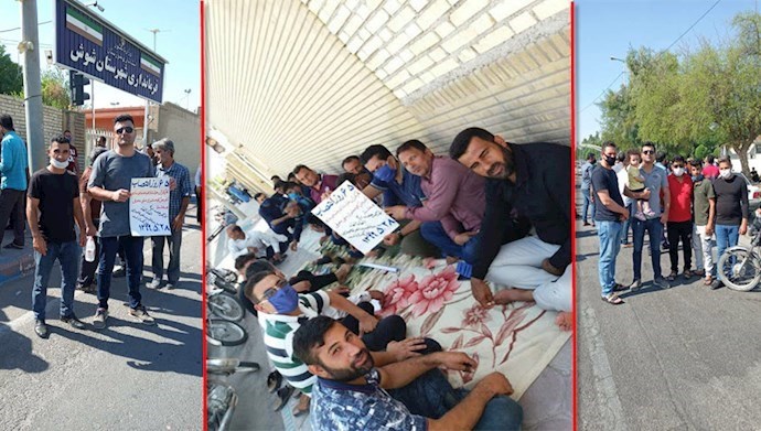 Protests by workers of Haft Tappeh Sugar Cane company