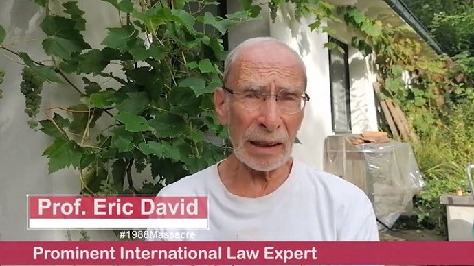 Prof Eric David, Emeritus Professor of international law at the Université libre de Bruxelles