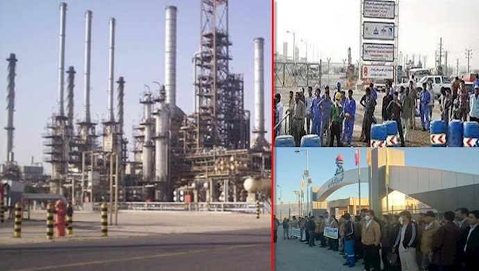 Protests by workers of Parsian Mehr refinery