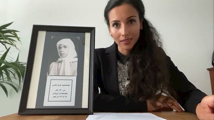Farah Eslami, family member of one of the 1988 victims