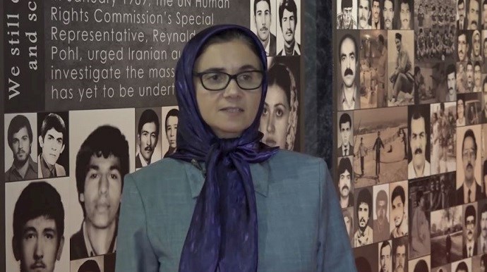 Fereshteh Behzad, sister of a 1988 massacre victim