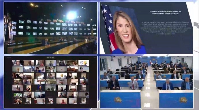 Lori Trahan, member of the U.S. House of Representatives, message to the online event calling for international support for a free Iran, imposing sanctions targeting the regime & holding the mullahs accountable for their ongoing crimes—September 18, 2020