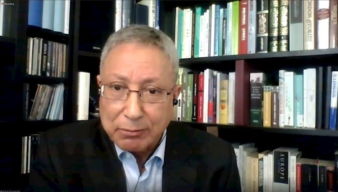 Tahar Boumedra, legal expert, former head of the United Nations Assistance Mission for Iraq (UNAMI) Human Rights Office, in an online conference discussing the 1988 massacre in Iran—September 10, 2020