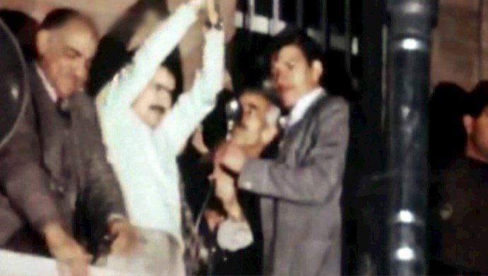 Massoud Rajavi in Qasr Prison, a month before 1979 revolution