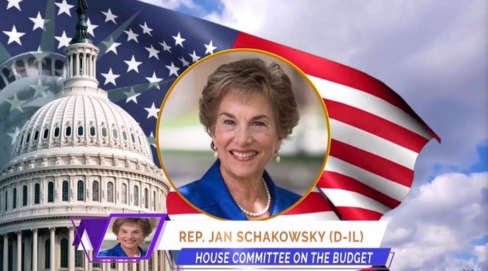 Jan Schakowsky, member of the U.S. House of Representatives, at an online event calling for international support for a free Iran, imposing sanctions targeting the regime & holding the mullahs accountable for their ongoing crimes—September 18, 2020