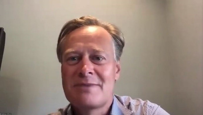 British MP Dr. Matthew Offord at the Iranian opposition conference focusing on Iran’s human rights violations—September 16, 2020