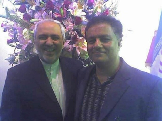 Kaveh Afrasiabi and Javad Zarif