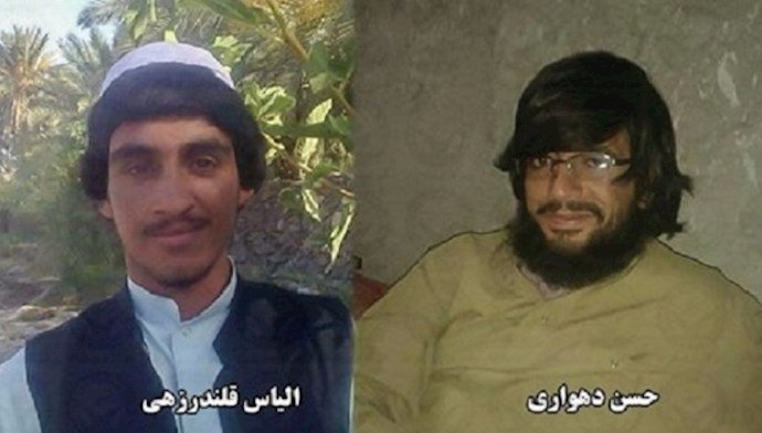 lias Ghalandar-Zehi (left), Hassan Dehvari (right) and Omid Mahmoud-Zehi were hanged in Zahedan prison
