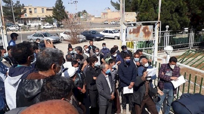 Protest rally by livestock farmers in Gonabad, Razavi Khorasan province